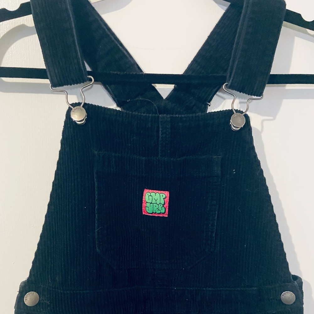 Empyre Black Corduroy Overalls
